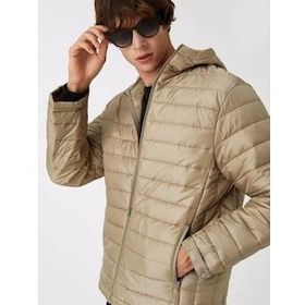Koton 3WAM20155HW 050 Bej Erkek Mont