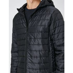 Koton 3WAM20155HW Siyah 999 Erkek Outerwear Ceket