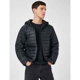 Koton 3WAM20155HW Siyah 999 Erkek Outerwear Ceket