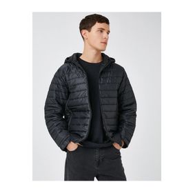Koton 3WAM20155HW Siyah 999 Erkek Outerwear Ceket