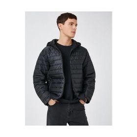 Koton 3WAM20155HW Siyah 999 Erkek Outerwear Ceket
