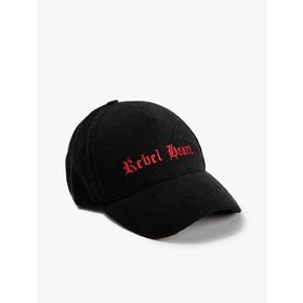 Koton 3WAM40030AA Slogan İşlemeli Erkek Cap Şapka