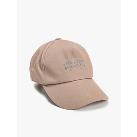Koton 3WAM40030AA Slogan İşlemeli Erkek Cap Şapka