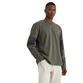 Koton 3WAM70208MK Bisiklet Yaka Etiketli Erkek Sweatshirt