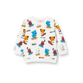 Koton 3WMB10002TK Pamuklu Baskılı Erkek Bebek Sweatshirt