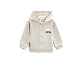 Koton 3WMG10009AK Kız Bebek Bej Sweatshirt