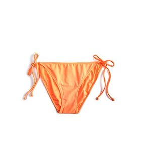 Koton 407 Kadın Yanları Bağlama Detaylı Mercan Rengi Bikini Altı
