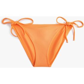 Koton 4SAK00051MM 227 Turuncu Bağlama Detaylı Brazilian Kadın Bikini Altı