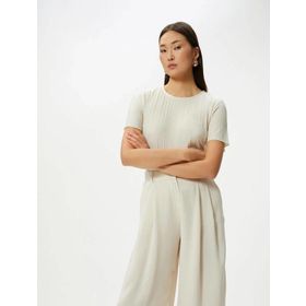 Koton 4SAK50019EK Bej Kadın T-shirt