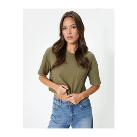 Koton 4SAK50132EK Adaçayı Kadın T-shirt
