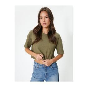 Koton 4SAK50132EK Adaçayı Kadın T-shirt