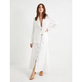 Koton 4SAK50135UW 010 Ekru Blazer Kadın Ceket
