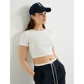 Koton 4SAK50234EK Beyaz Kadın T-shirt