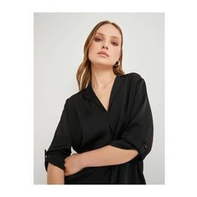 Koton 4SAK60003PW Siyah Kadın Bluz