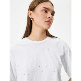 Koton 4SAL10790IK Siyah Kadın T-shirt