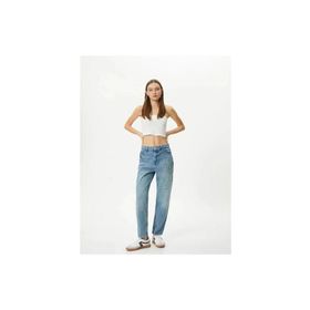 Koton 4SAL40315MD Lgt Açık Indigo Denim Kadın Pantolon