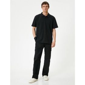 Koton 4SAM10003MK Siyah Erkek T-shirt