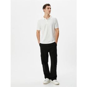 Koton 4SAM10005MK Ekru Erkek T-shirt