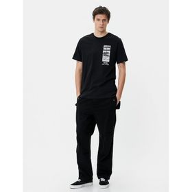 Koton 4SAM10020HK 999 Siyah Pamuk Jersey Kısa Kollu Erkek T-shirt