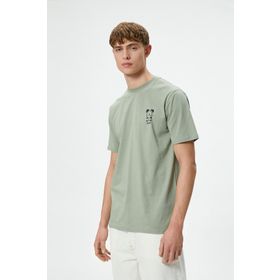 Koton 4SAM10050HK Yeşil Erkek T-shirt
