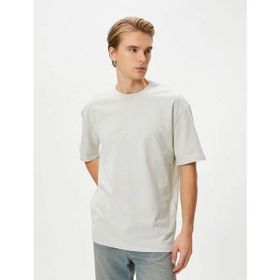 Koton 4SAM10069HK Gri Erkek T-Shirt