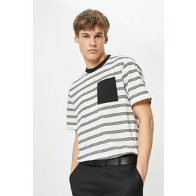 Koton 4SAM10083HK Bisiklet Yaka Erkek T-shirt