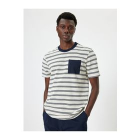 Koton 4SAM10083HK Bisiklet Yaka Erkek T-shirt