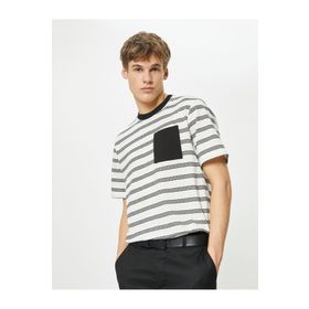 Koton 4SAM10083HK Bisiklet Yaka Erkek T-shirt