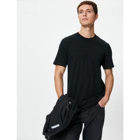 Koton 4SAM10085HK Beyaz Erkek T-Shirt