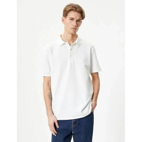 Koton 4SAM10109MK Ekru Erkek T-shirt