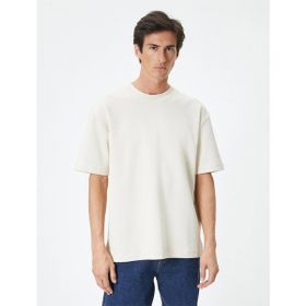 Koton 4SAM10113MK 047 Antrasit Pamuk Jersey Kısa Kollu Polo Yaka Basic Erkek T-shirt