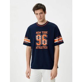 Koton 4SAM10137HK Lacivert Erkek T-shirt