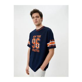 Koton 4SAM10137HK Lacivert Erkek T-shirt
