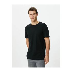 Koton 4SAM10160HK Siyah Erkek T-shirt