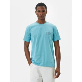 Koton 4SAM10221HK Mavi Erkek T-shirt