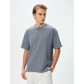 Koton 4SAM10268HK Mavi Erkek T-shirt