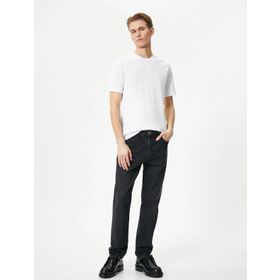 Koton 4SAM10272HK Beyaz Erkek T-shirt