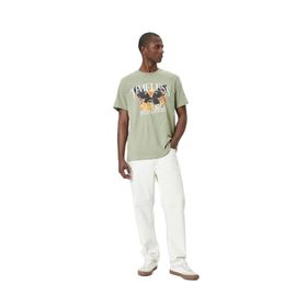 Koton 4SAM10298HK Haki Erkek T-shirt