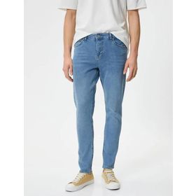 Koton 4SAM40001ND Açık İndigo Erkek Jean Pantolon