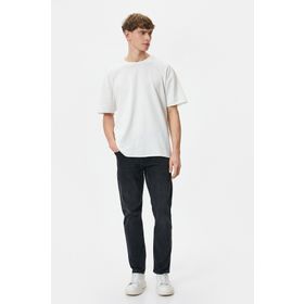 Koton 4SAM40003ND 999 Siyah Denim Pamuk Erkek Pantolon