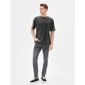 Koton 4SAM40007ND Siyah Erkek Jean Pantolon
