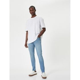 Koton 4SAM40027ND Açık İndigo Erkek Jean Pantolon