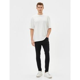 Koton 4SAM40053ND Siyah Erkek Jean Pantolon
