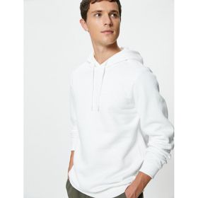 Koton 4SAM70001MK Beyaz Erkek Sweatshirt