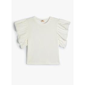 Koton 4SKG10035AK Beyaz Kız Çocuk Bluz