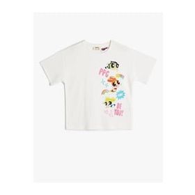 Koton 4SKG10083AK Ekru Kız Çocuk T-shirt