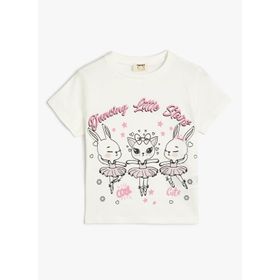 Koton 4SKG10123AK Kız Çocuk T-shirt