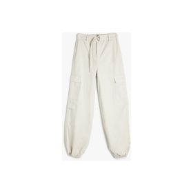 Koton 4SKG40070AD Gri Jean Kız Çocuk Pantolon