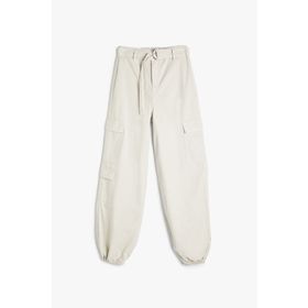 Koton 4SKG40070AD Gri Jean Kız Çocuk Pantolon
