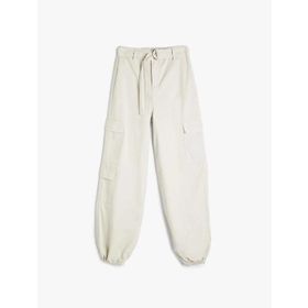 Koton 4SKG40070AD Gri Jean Kız Çocuk Pantolon